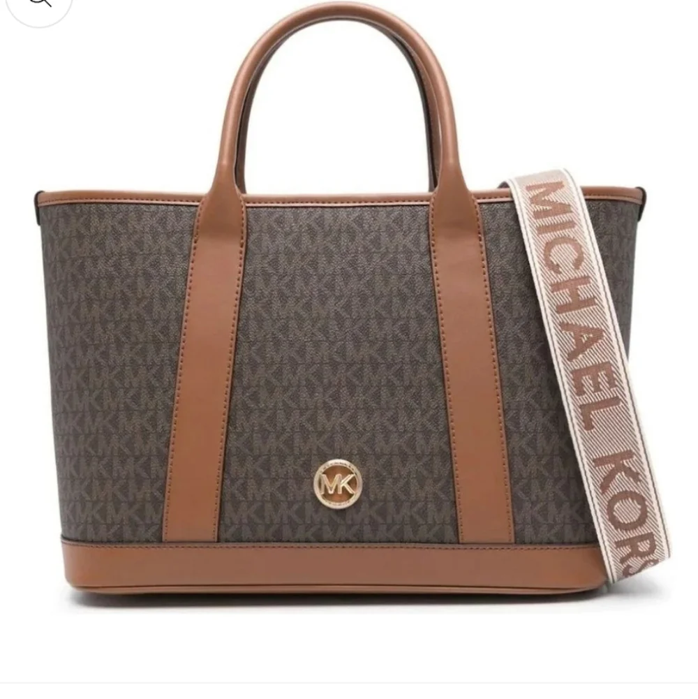 Michael Kors Luisa Medium Satchel Bag Brown 30R4G99S2V Women's